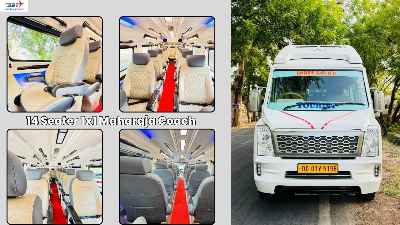 12 Seater Luxury Maharaja Tempo Traveller